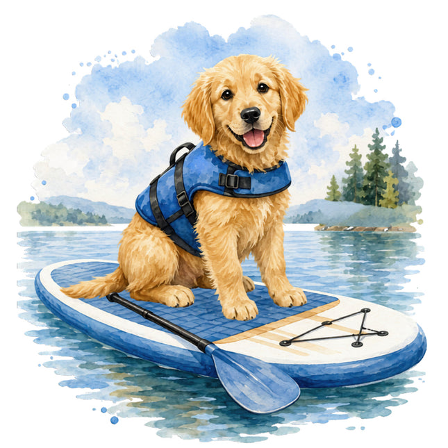 golden retriever quilt block