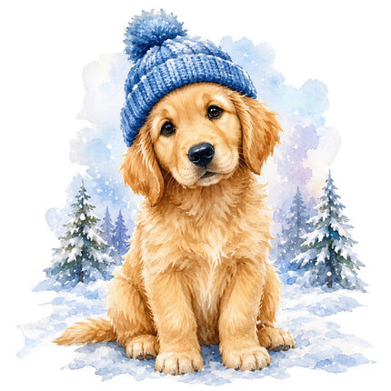 golden retriever quilt block