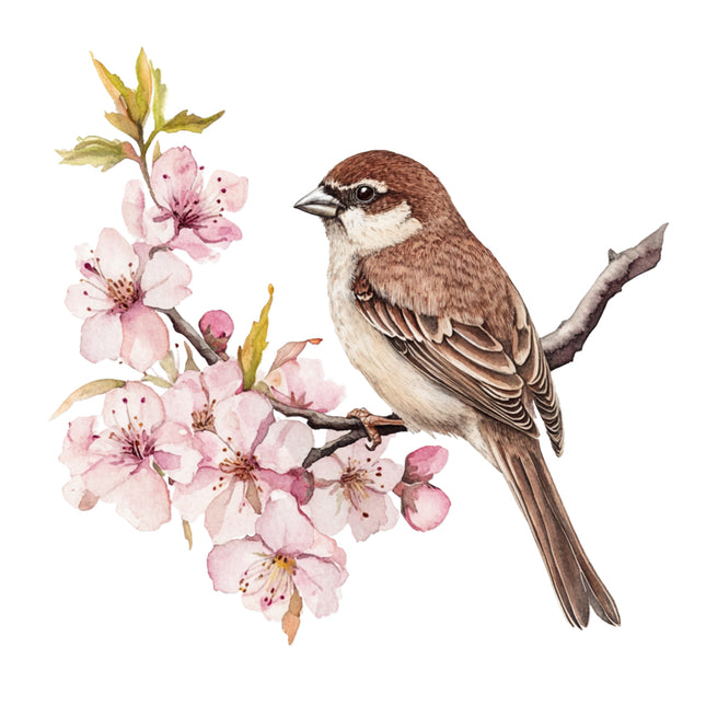 wild bird fabric panel
