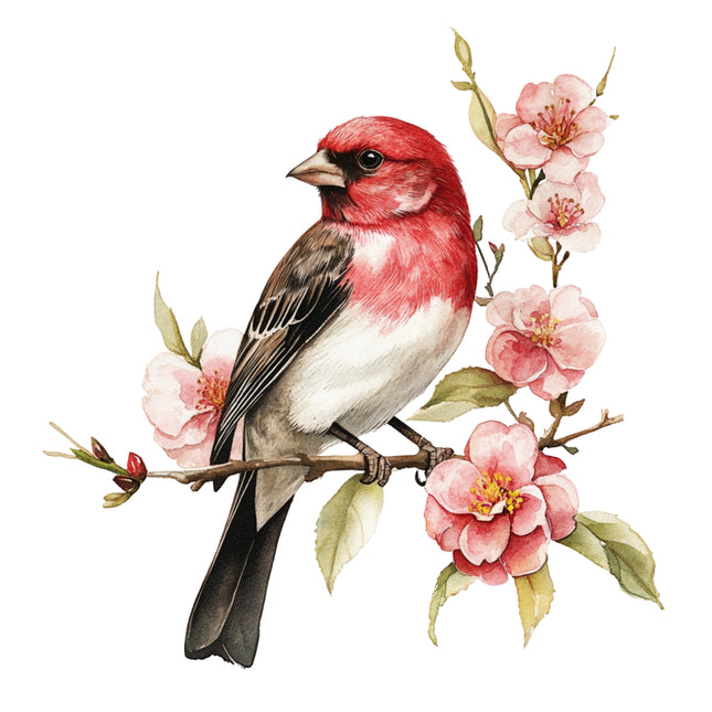 wild bird fabric panel