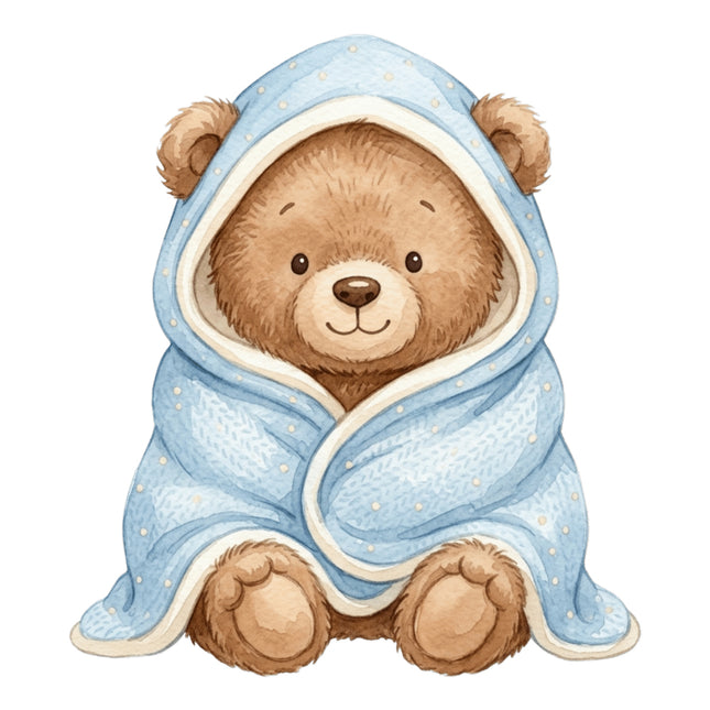 boy teddy quilt block