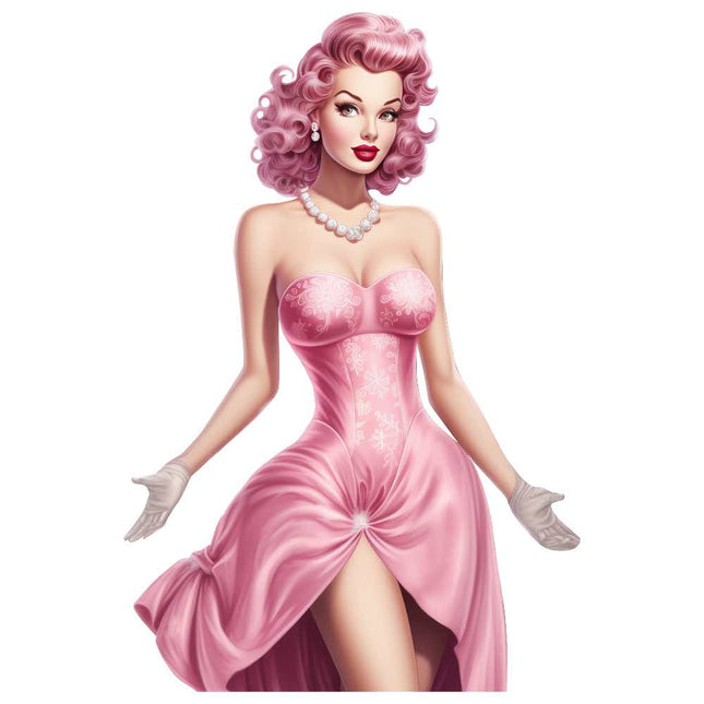 pin up girl quilt block