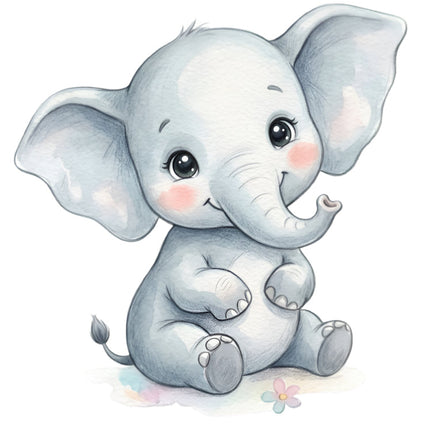 elephant fabric panel