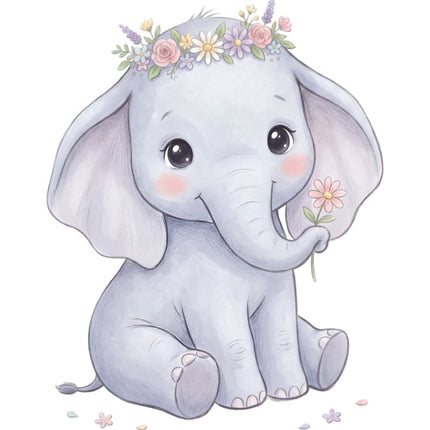 elephant quilt square