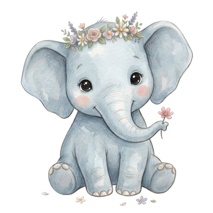 elephant quilt square