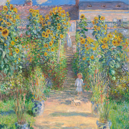 Claude monet fabric panel