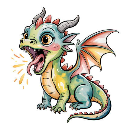Dragon 100% Cotton Fabric Panel Block AP105