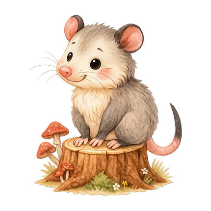 possum quilt square