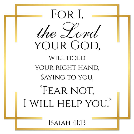 bible verse fabric panel