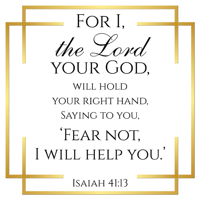 bible verse fabric panel