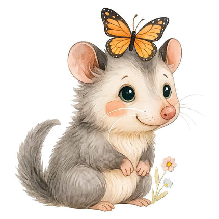 possum quilt square