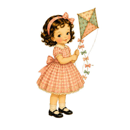 retro 1950s style fabric panel