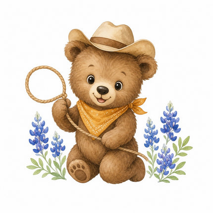 western bear fabric panel