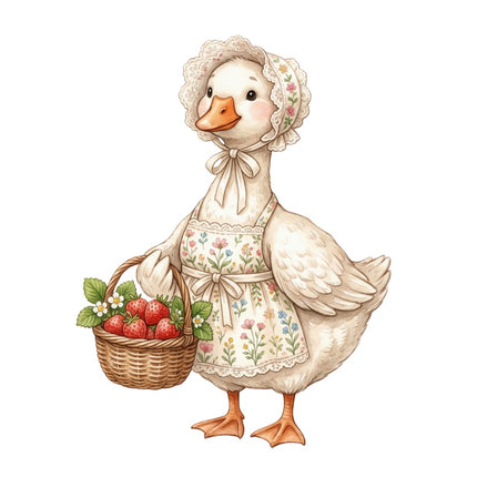 cottage goose quilt square