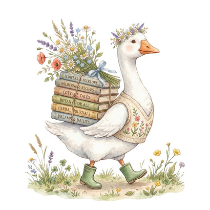 cottage goose quilt square