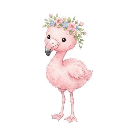 nursery flamingo  quilt block