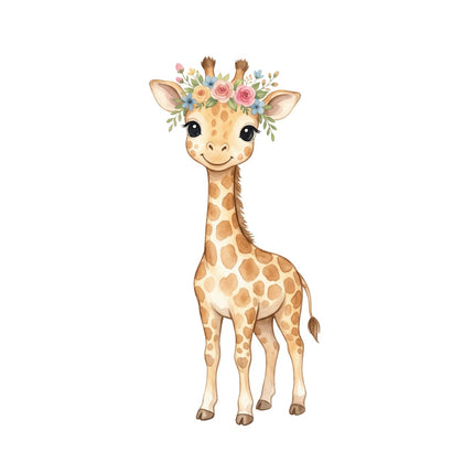 nursery giraffe quilt block