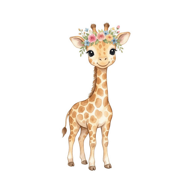 Giraffe 100% Cotton Fabric Panel Block Quilt Square FLIP-AQ1844