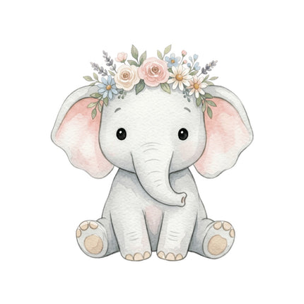 nursery elephant quilt block