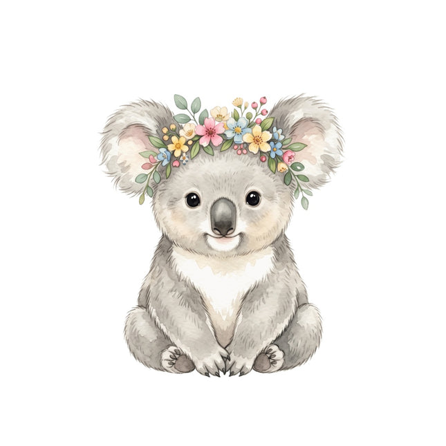 Koala Bear 100% Cotton Fabric Panel Block Quilt Square AQ1866