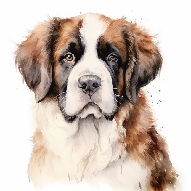 saint bernard fabric panel