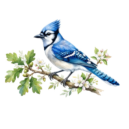 blue jay fabric panel