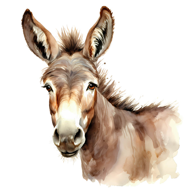 donkey quilt block