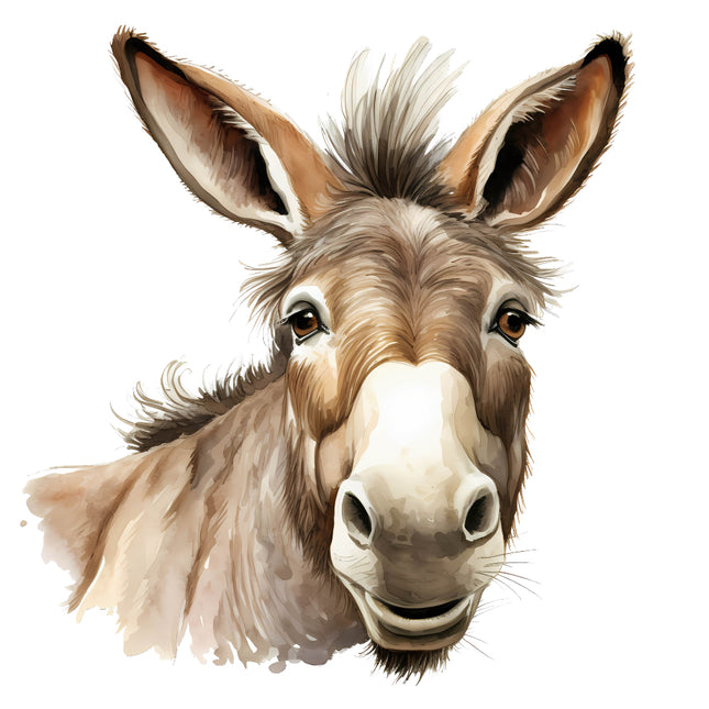 donkey quilt square