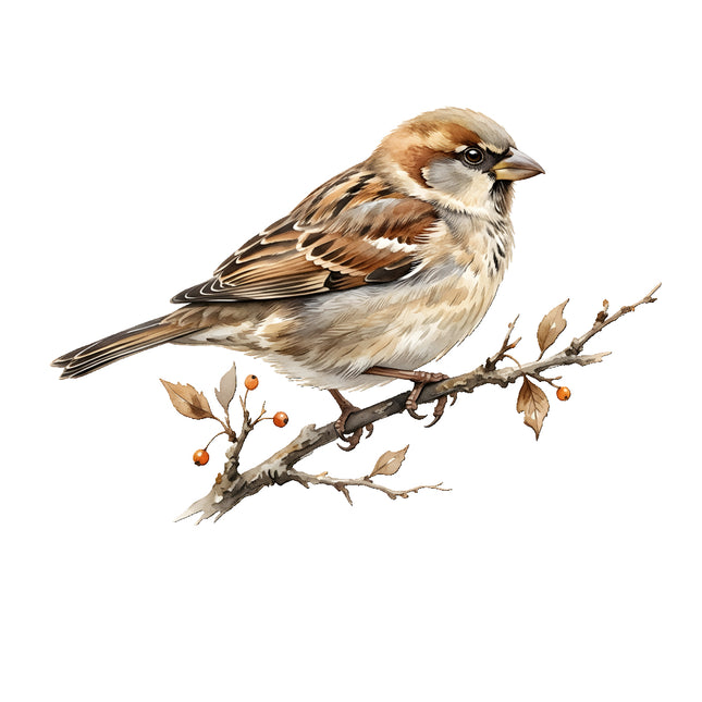 sparrow fabric panel