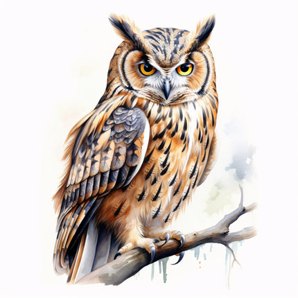 owl fabric panel