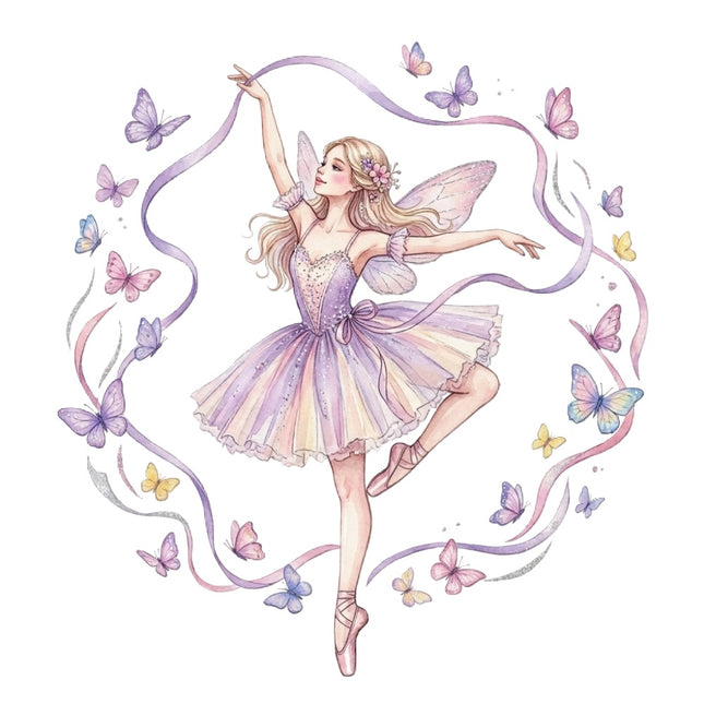 butterfly fairy quilt block