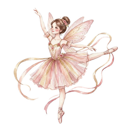 butterfly fairy fabric panel