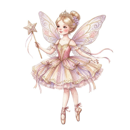 butterfly fairy fabric panel