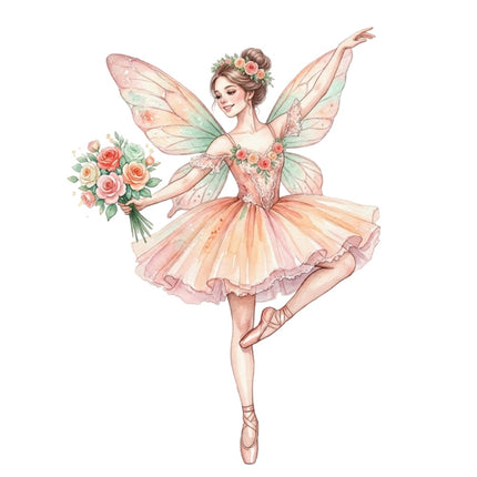 butterfly fairy fabric panel