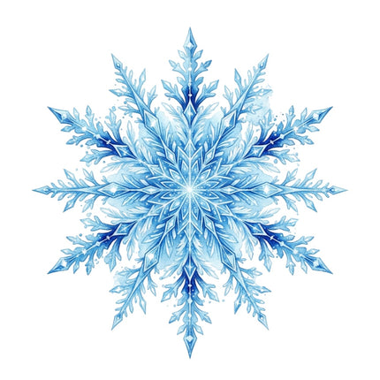 Snowflake 100% Cotton Fabric Panel Block Quilt Square AQ3058