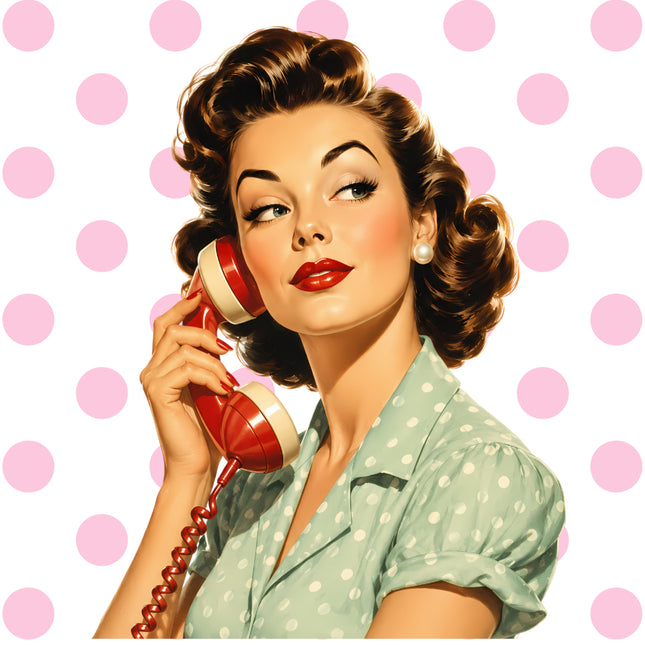 pin up girl fabric panel