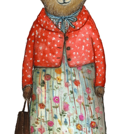 fairytale bear quilt block