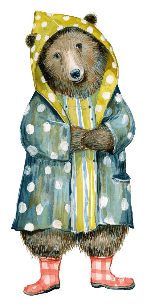 fairytale bear quilt block