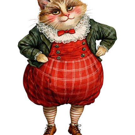 fashion cat quilt block