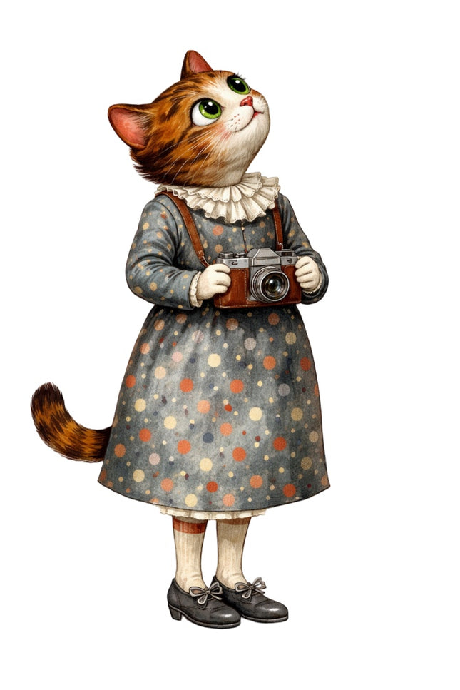 fashion cat quilt square