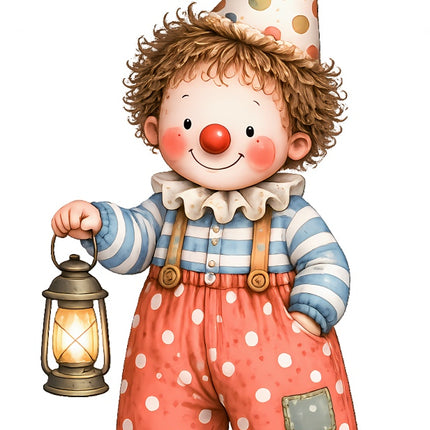 clown quilt block