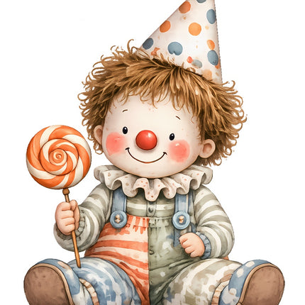 clown quilt block