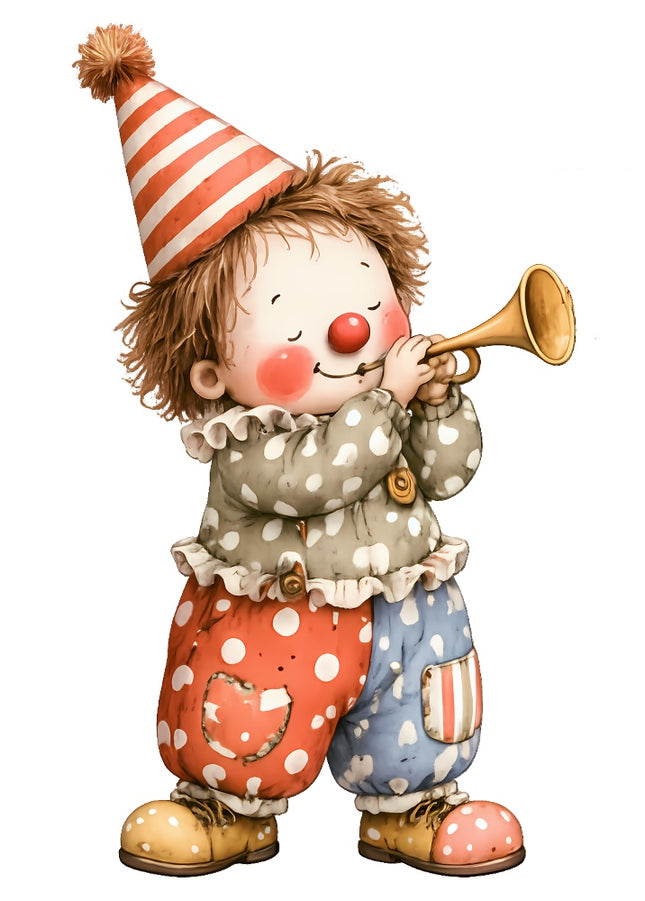 clown quilt block