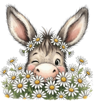 donkey fabric panel