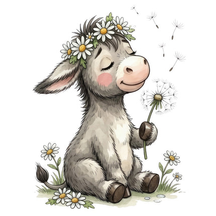 donkey fabric panel