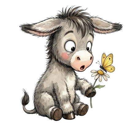 donkey fabric panel