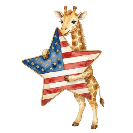giraffe fabric panel