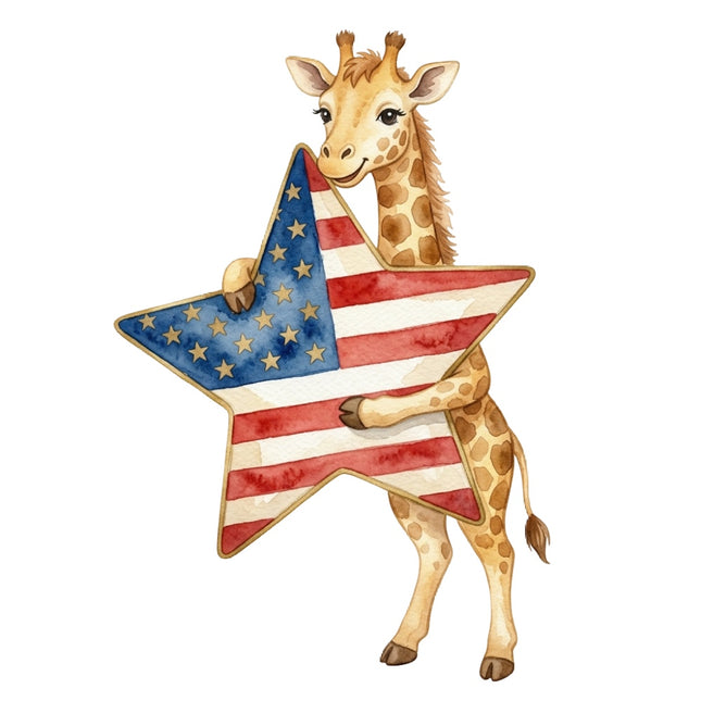 giraffe fabric panel
