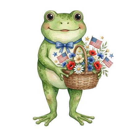 frog fabric panel