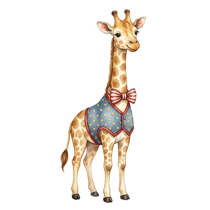 giraffe quilt square